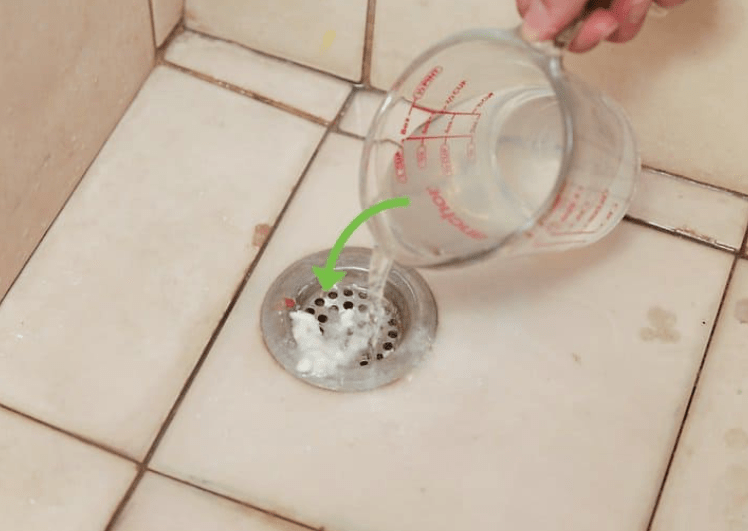 Calcium Buildup in the Shower Drain
