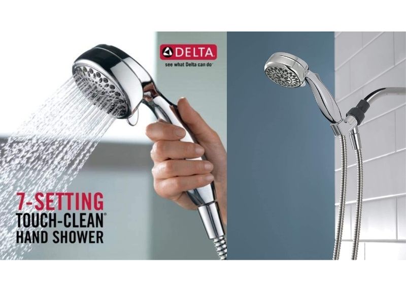 3 In 1 High Pressure Showerhead Handheld Shower Head NEW ON/Off/Pause with Y4Q4 