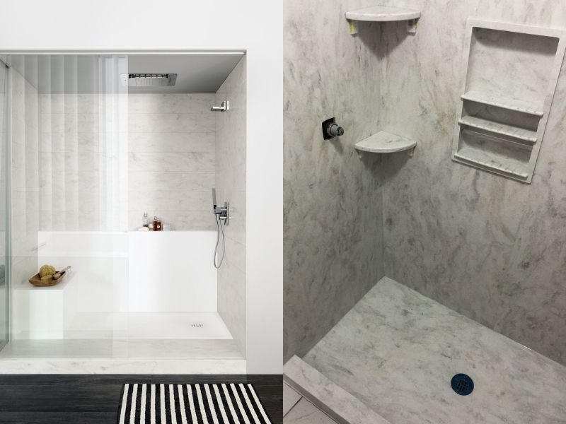 Corian Shower Walls Pros And Cons 19, Corian Tub Shower Surround Kits