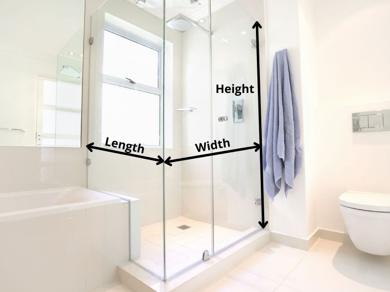 Stand Up Shower Dimensions