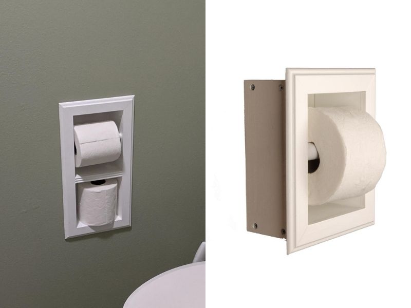 Remove Toilet Paper Holder - Recesed Toilet Paper Holder