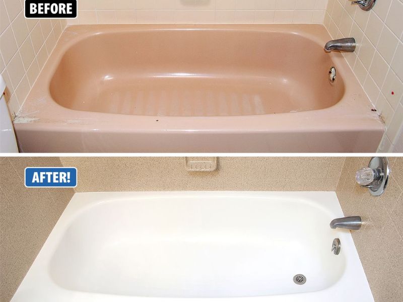 How to Change the Color of a Bathtub