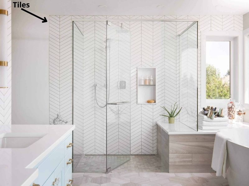 Where to Stop Tiles in the Shower