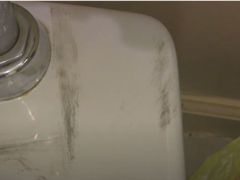 Scratches on Toilet Bowl