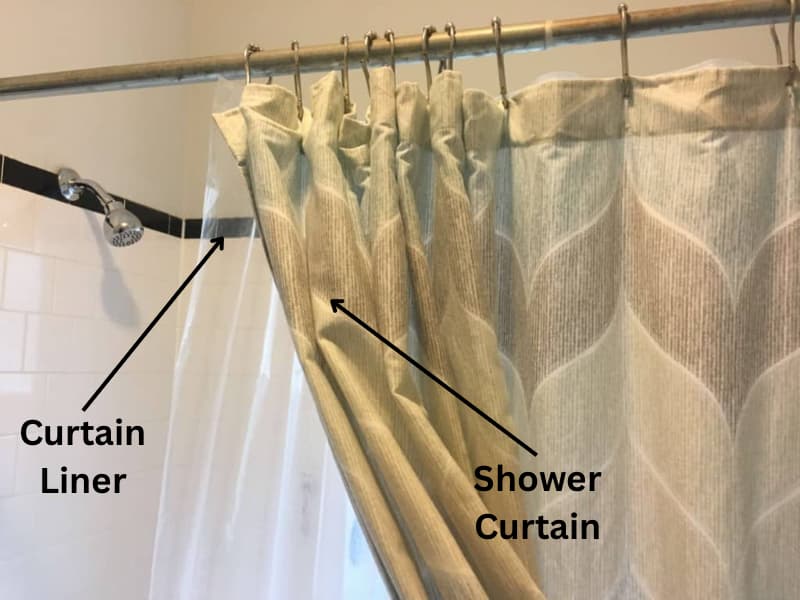 Shower Curtain and Liner